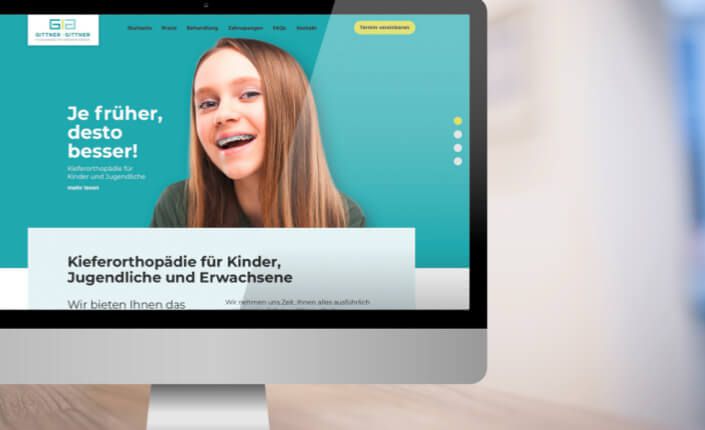 Neue Webseite - Kieferorthopäde